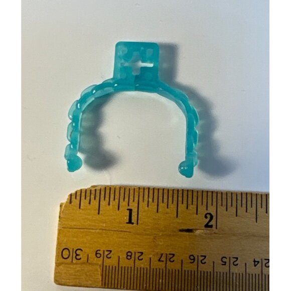 Monster High Doll Stand Clip ONLY Transluscent Blue Large - Picture 4 of 5